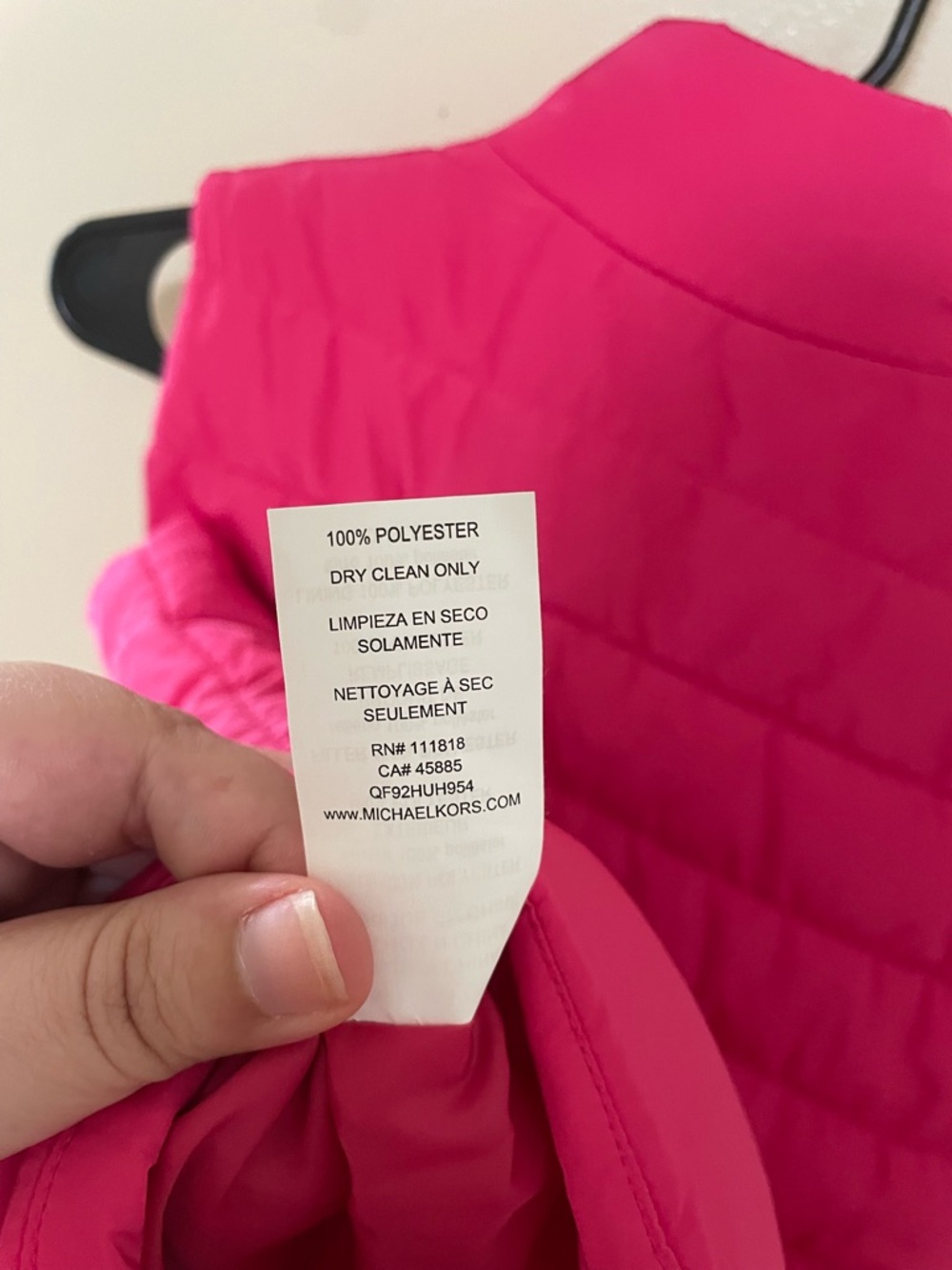 ✨Michael Michael Kors Puffer Vest Size S - Picture 8 of 8